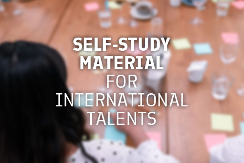Self-study material for international talents